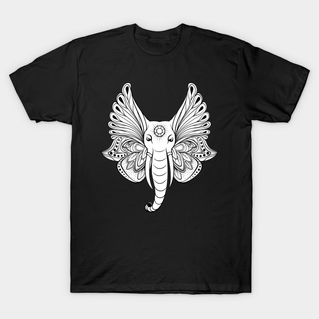 Elephant artwork T-Shirt by King Tiger
